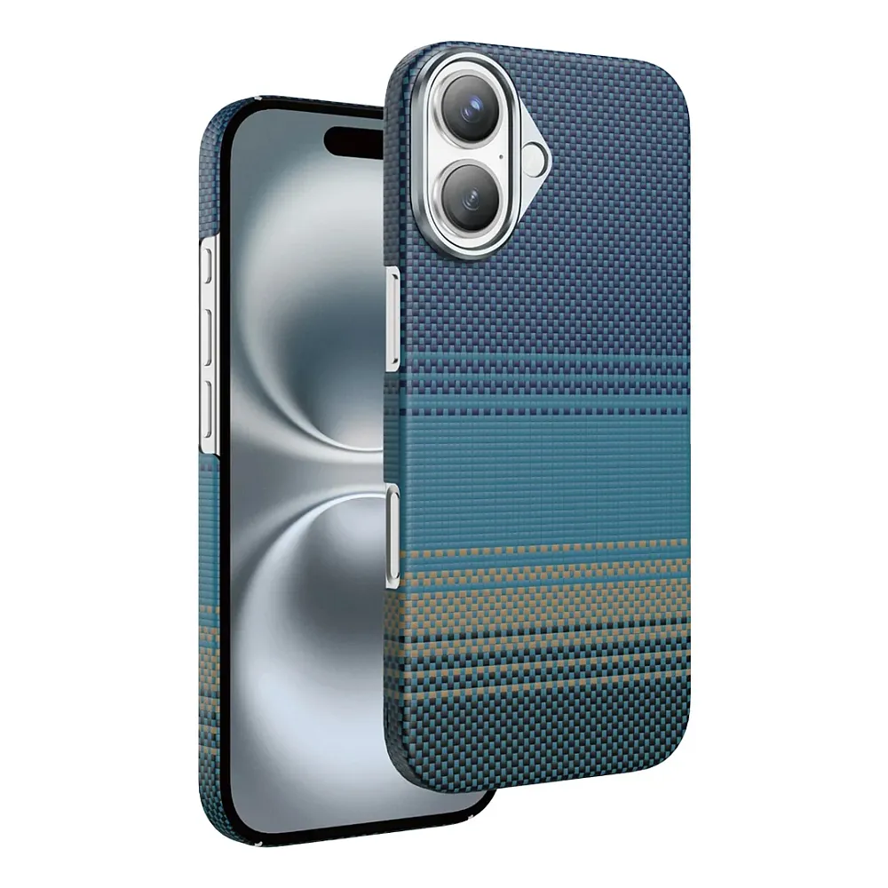 Чехол-накладка Keephone Kevlar MagSafe для Apple iPhone 17 кевлар арамид Moonrise 3900₽