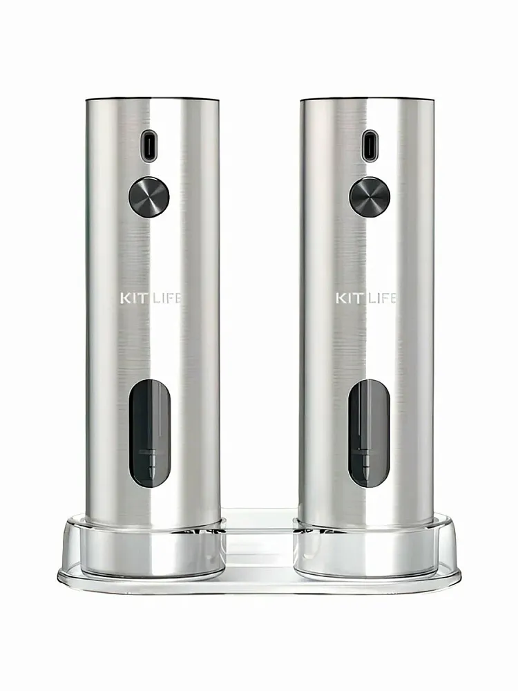 Набор электрических мельниц Kit Life 2шт (KTYMQ01) (серебристый)