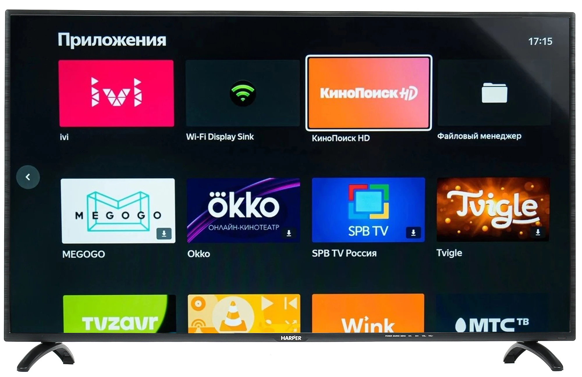 Телевизор HARPER 40F660TS, 40", LED FHD, 60 Гц, Smart TV (Android TV)