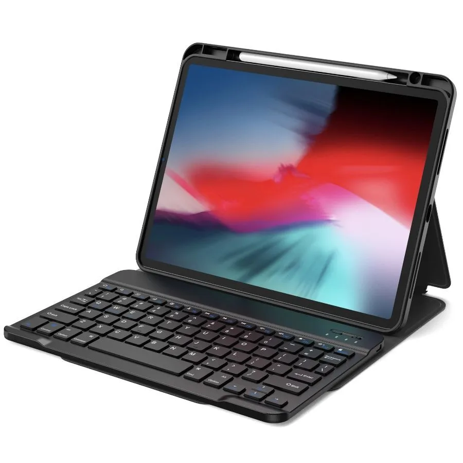 фото Чехол-клавиатура WIWU Protective Keyboard для Apple iPad Air 4/5 / iPad Pro 11 (2018-2022) русская раскладка (черный)