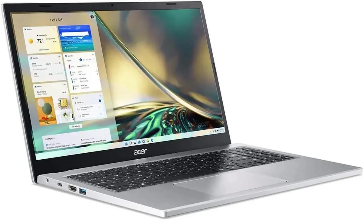 Ноутбук Acer Aspire 3 A325-42 (15.6" IPS, AMD Ryzen 7 7730U, 16Gb, 512Gb SSD, AMD Radeon, noOS) (Серебристый) — фото 3