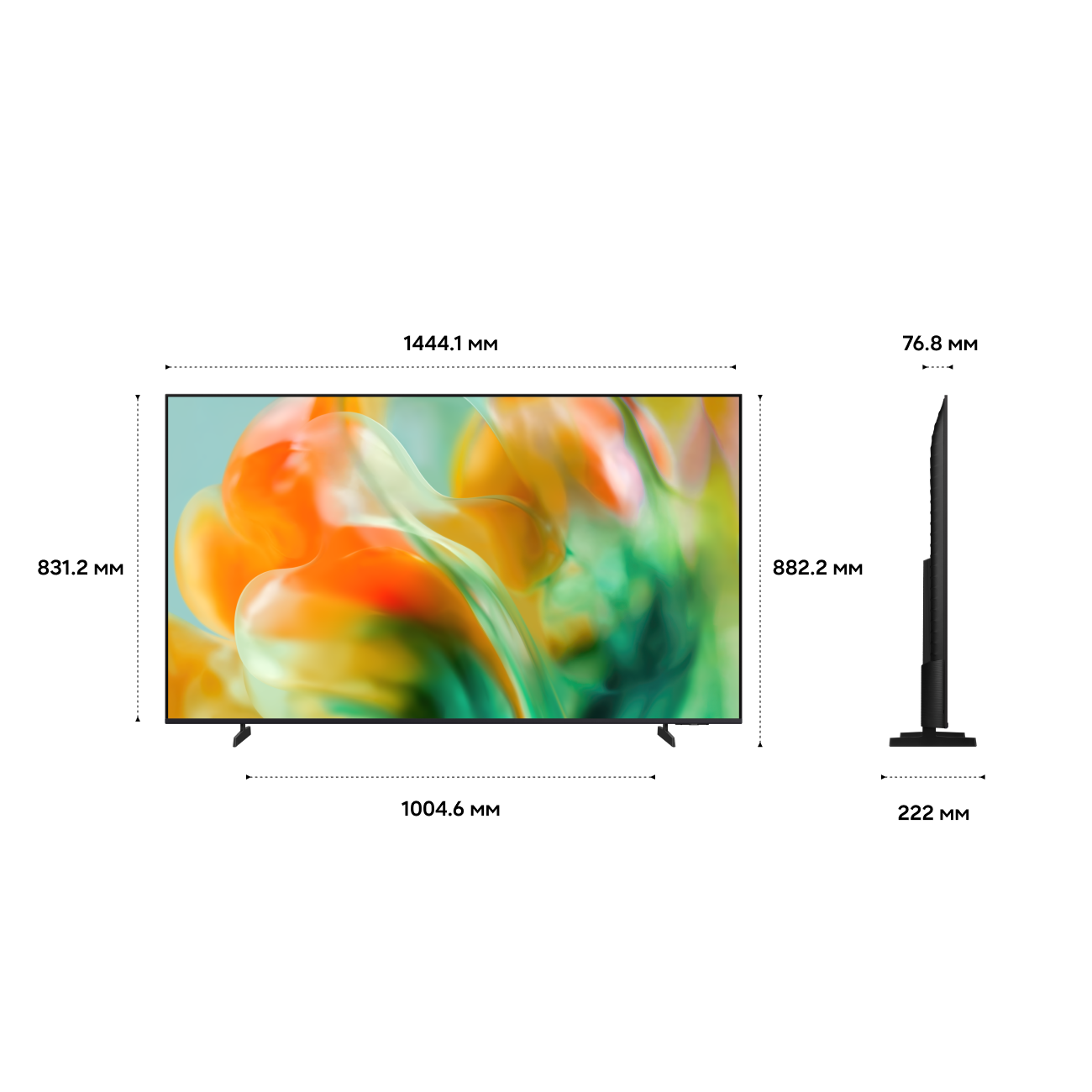 Телевизор Samsung UE65M80HAUXPY, 65", Mini LED, 120–144 Гц, Smart TV (Tizen) — фото 4