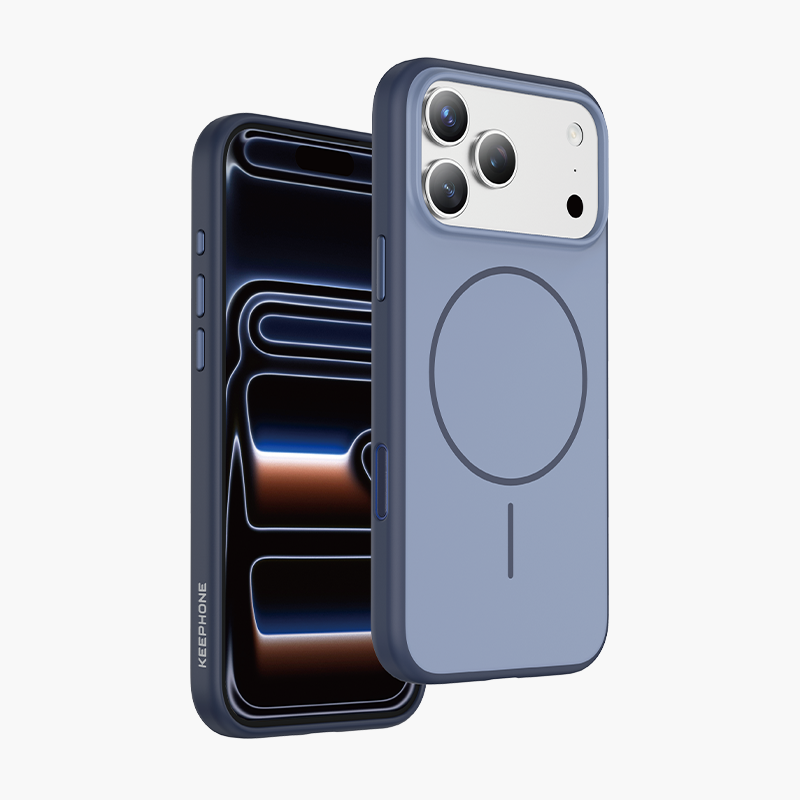 Чехол-накладка Keephone Sumee MagSafe для Apple iPhone 17 Pro пластиковый матовый (синий)