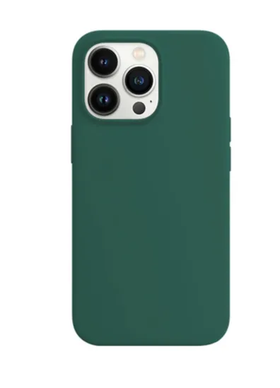 фото Чехол-накладка K-Doo iCoat Liquid MagSafe Series для iPhone 13 Pro силиконовый (зеленый)