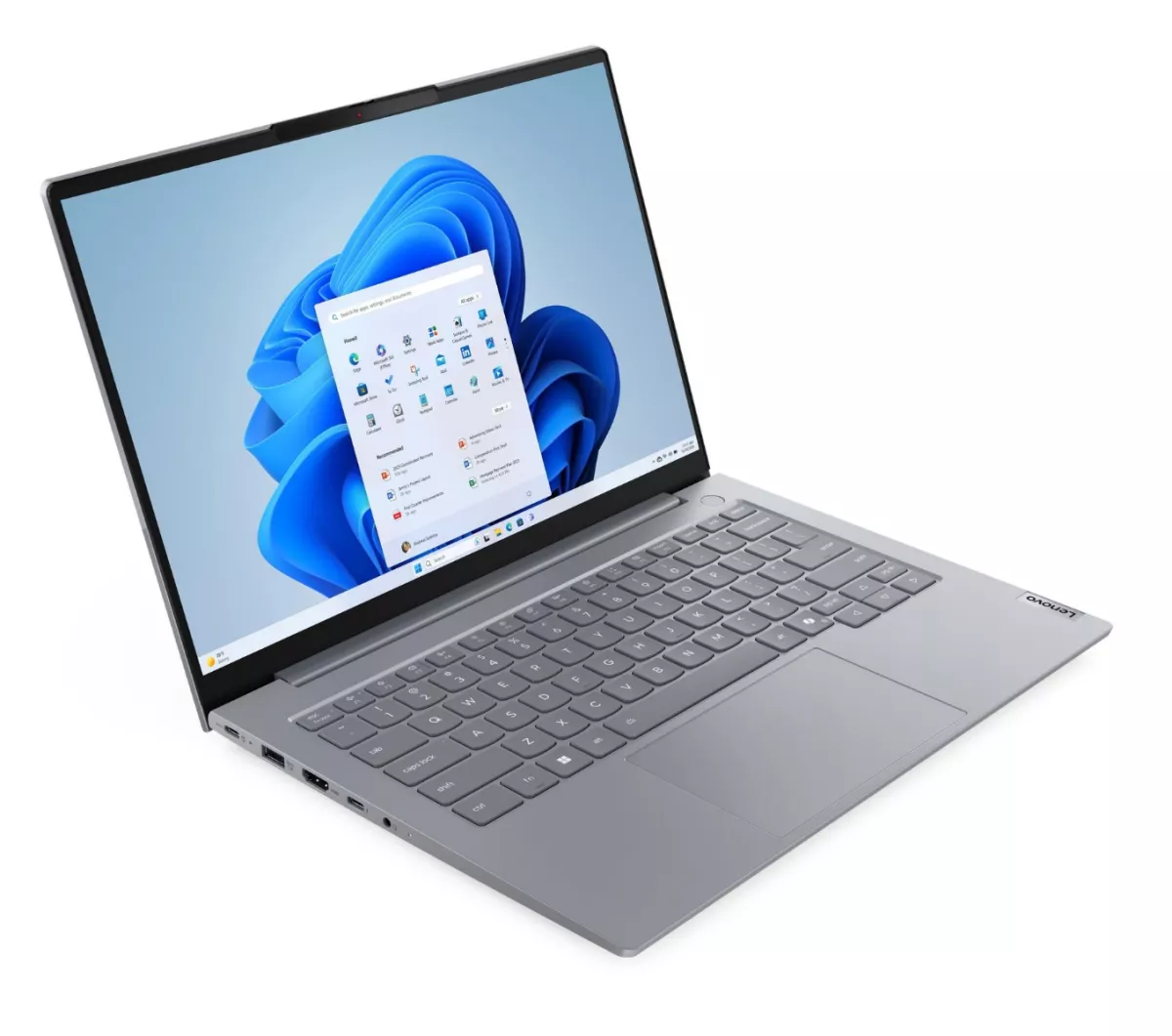 Ноутбук LENOVO ThinkBook 16 G8 IRL (IPS, WUXGA, Core 5 210H, 16Gb, 512Gb SSD, VGA int, FP, noOS) (Серый) — фото 6