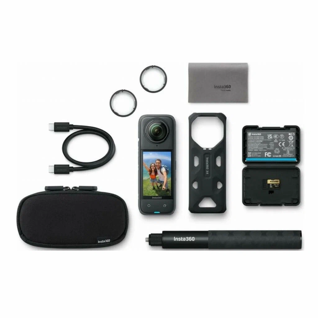 Экшн-камера Insta360 X4 Adventure Bundle (Black)
