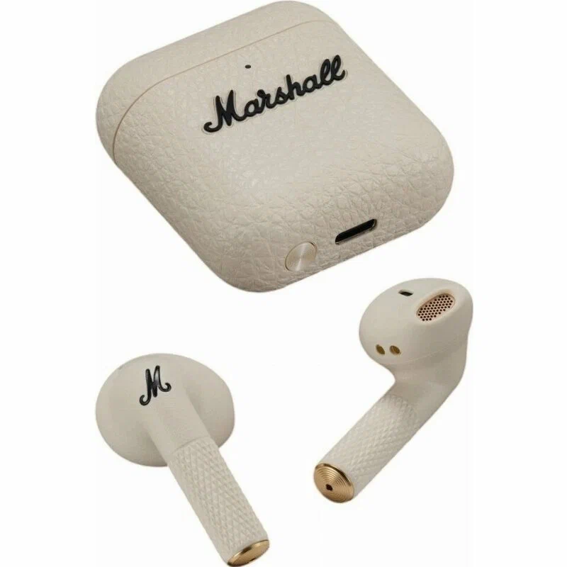 Беспроводные Bluetooth стерео-наушники Marshall Minor IV (Cream) — фото 4