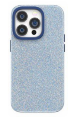 Чехол-накладка Puloka Solemn Magsafe для iPhone 15 Pro пластиковый/текстура (синий)