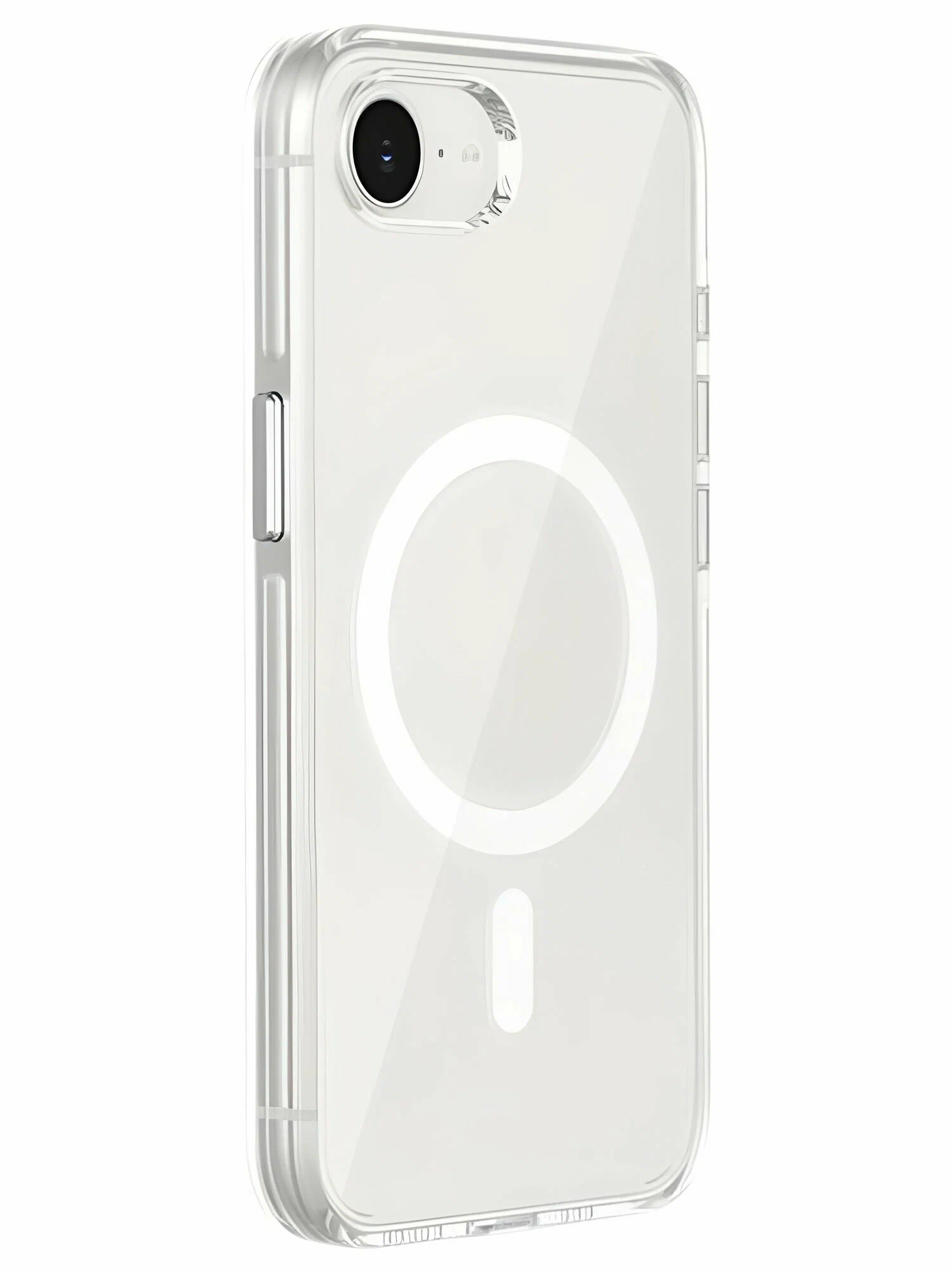 фото Чехол-накладка Kzdoo Iceguard Magsafe для iPhone 16e пластиковый (прозрачный)