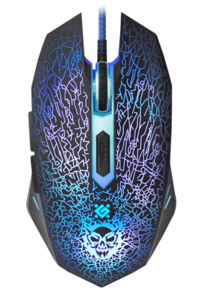 Проводная игровая мышь Defender Shock (GM-110L) USB (черный)