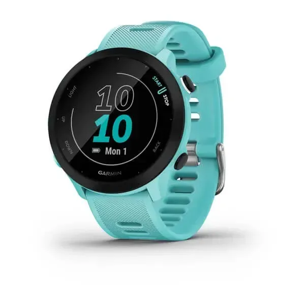 фото Смарт-часы Garmin Forerunner 55 42 mm (Aqua) (010-02562-12)