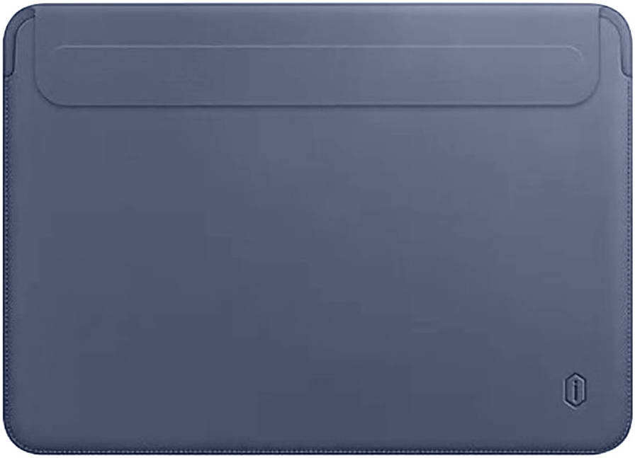 фото Чехол для ноутбука WIWU Skin Pro Slim Stand Sleeve для Apple MacBook Pro 14.2" с подставкой (темно-синий)