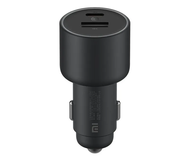 Автомобильное зарядное устройство Xiaomi Car Charger 1A1C 100W (CC07ZM) (Black)