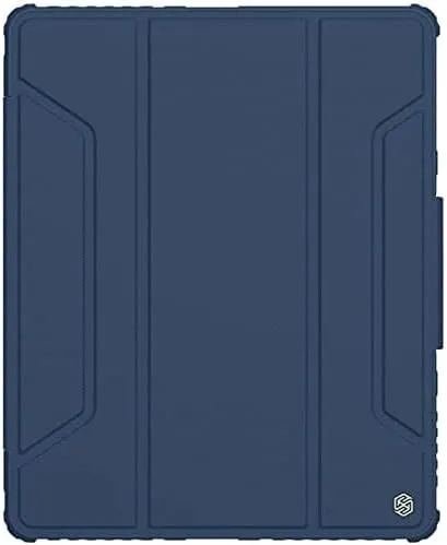 Чехол-книжка Nillkin Bumper Leather case Pro для Apple iPad Air 11 2024/10.9 2020/Air 4/5/Pro 11 2020/2021/2022 защита камеры/полиуретан (синий)