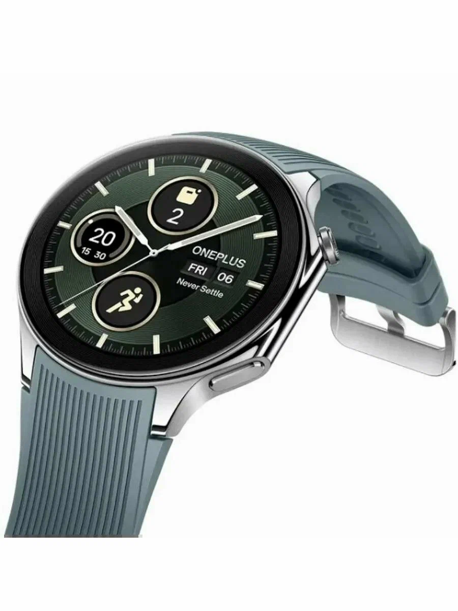 фото Смарт-часы OnePlus Watch 2 (Radiant Steel) (OPWWE231)