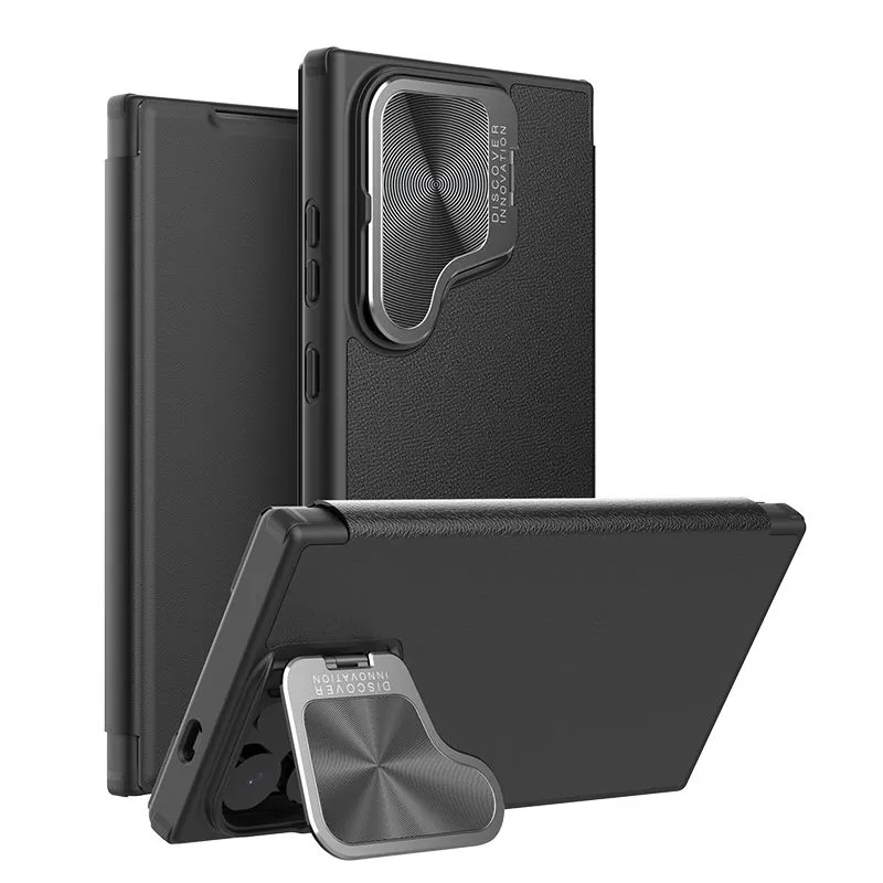 фото Чехол-книжка Nillkin Qin Prop Leather для Samsung Galaxy S24 экокожа (черный)