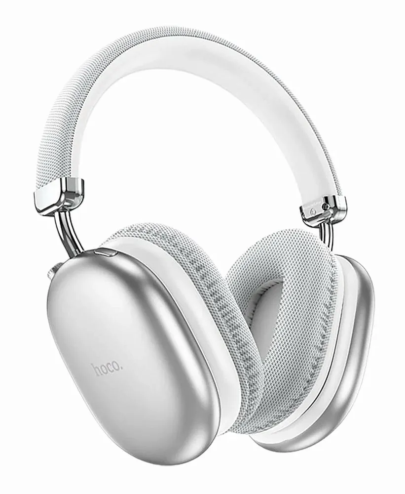 Беспроводные Bluetooth-наушники Hoco W35 Max ANC BT5.3/45ч (серебристый)