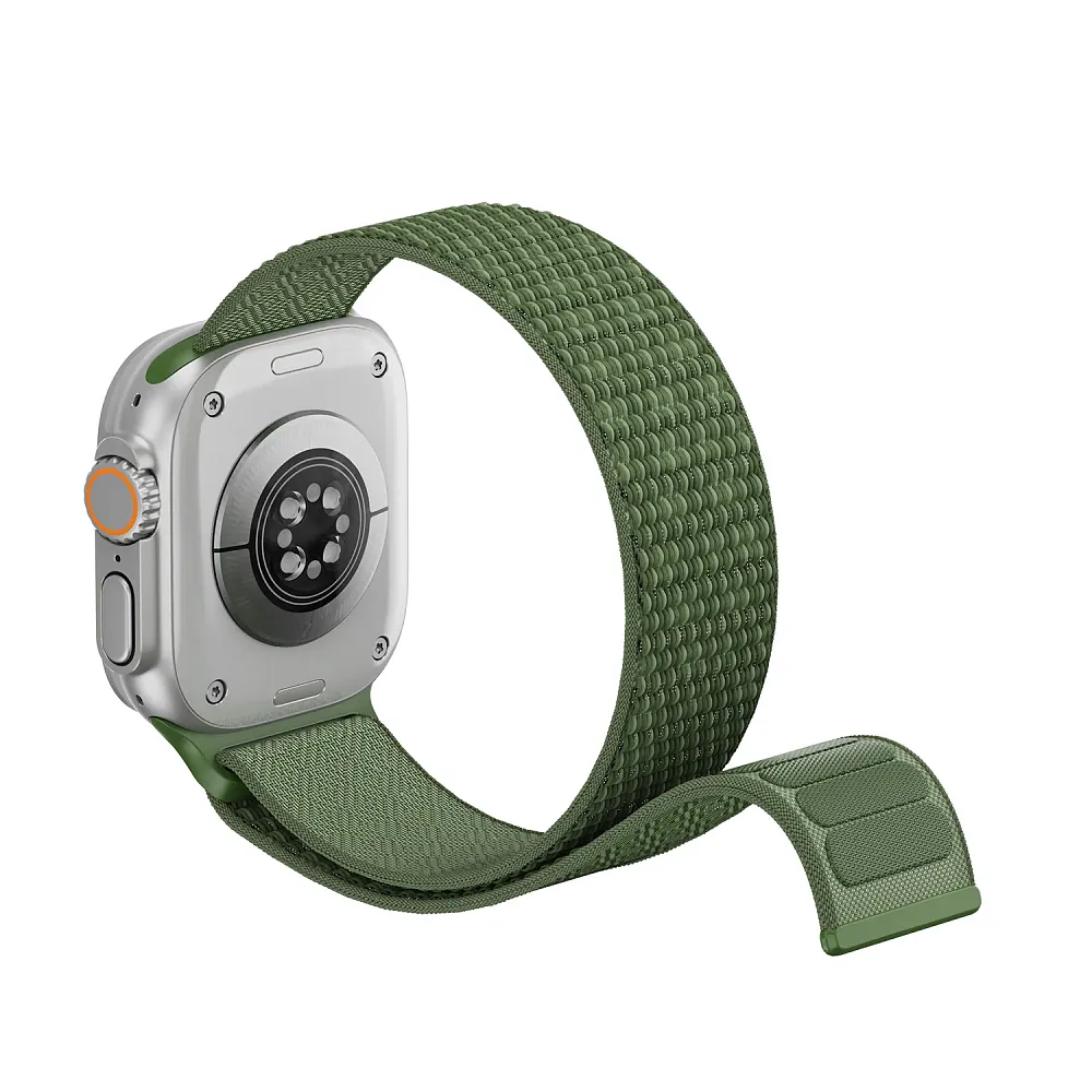 фото Ремешок WiWU CloudFelx для Apple Watch 44/45/46/49mm нейлон (WB501) (зеленый)