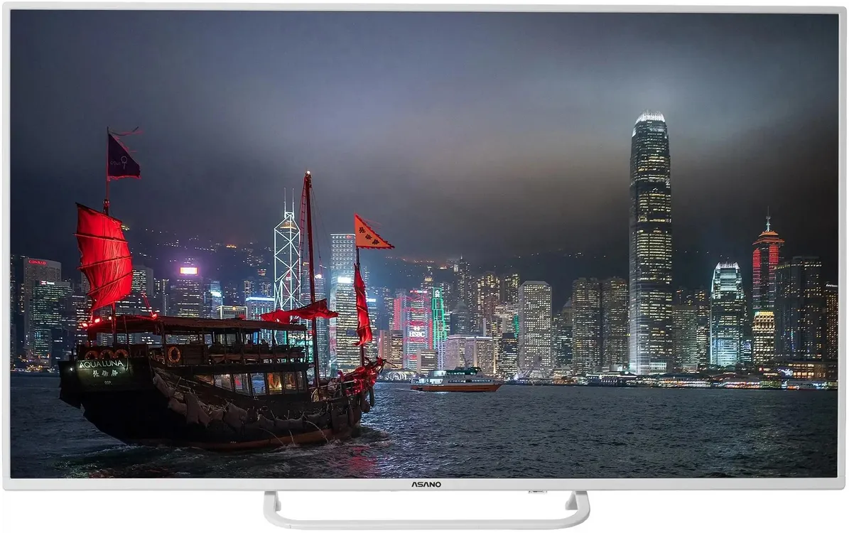 Телевизор Asano 50LU5011T, 50", DLED 4K UHD, 60 Гц, Smart TV (Салют ТВ), белый