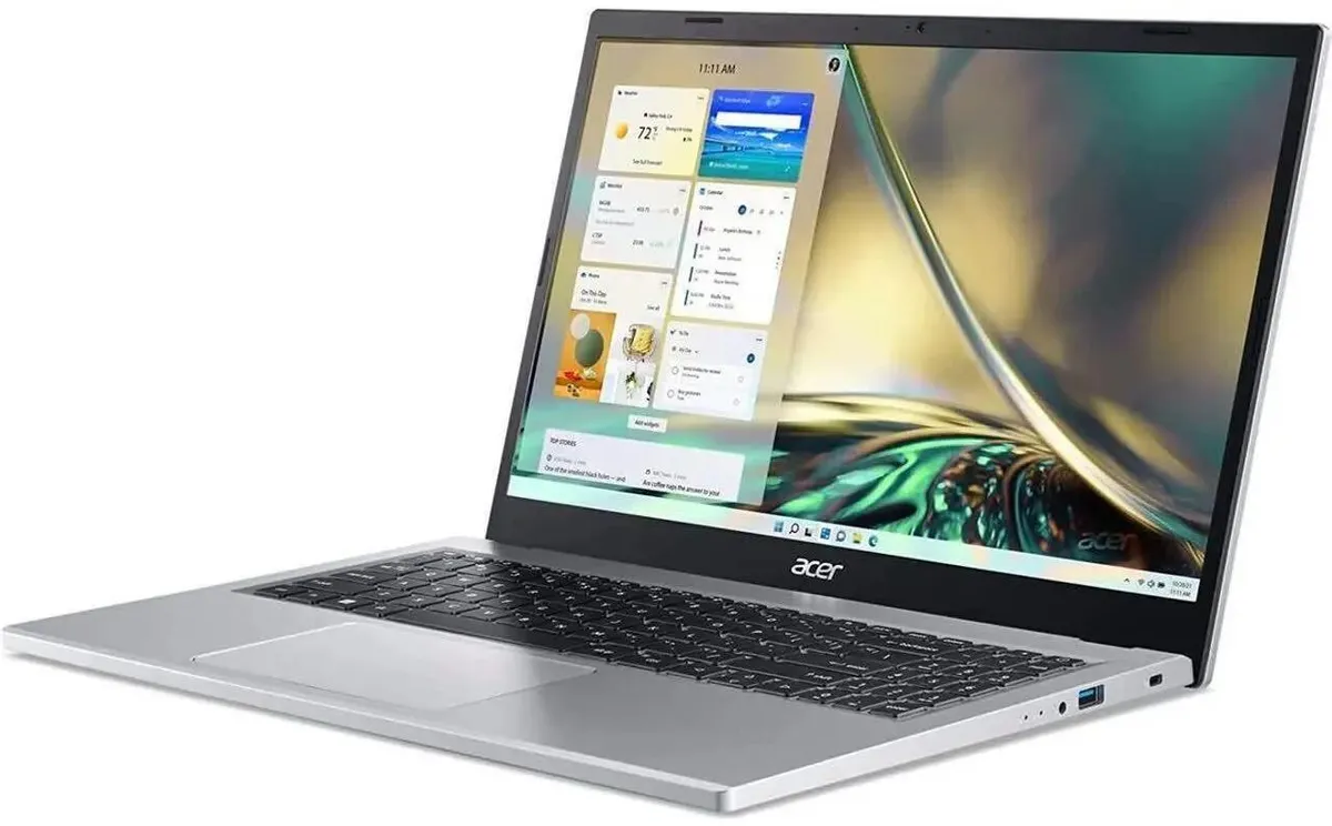 Ноутбук Acer Aspire 3 A325-42 (15.6" IPS, AMD Ryzen 7 7730U, 16Gb, 512Gb SSD, AMD Radeon, noOS) (Серебристый) — фото 4