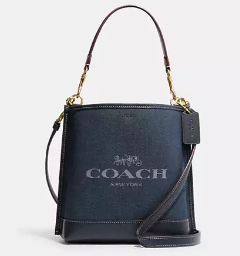 Сумка COACH Mollie Bucket Bag CH224 (10011265JAX) (Denim Multi)