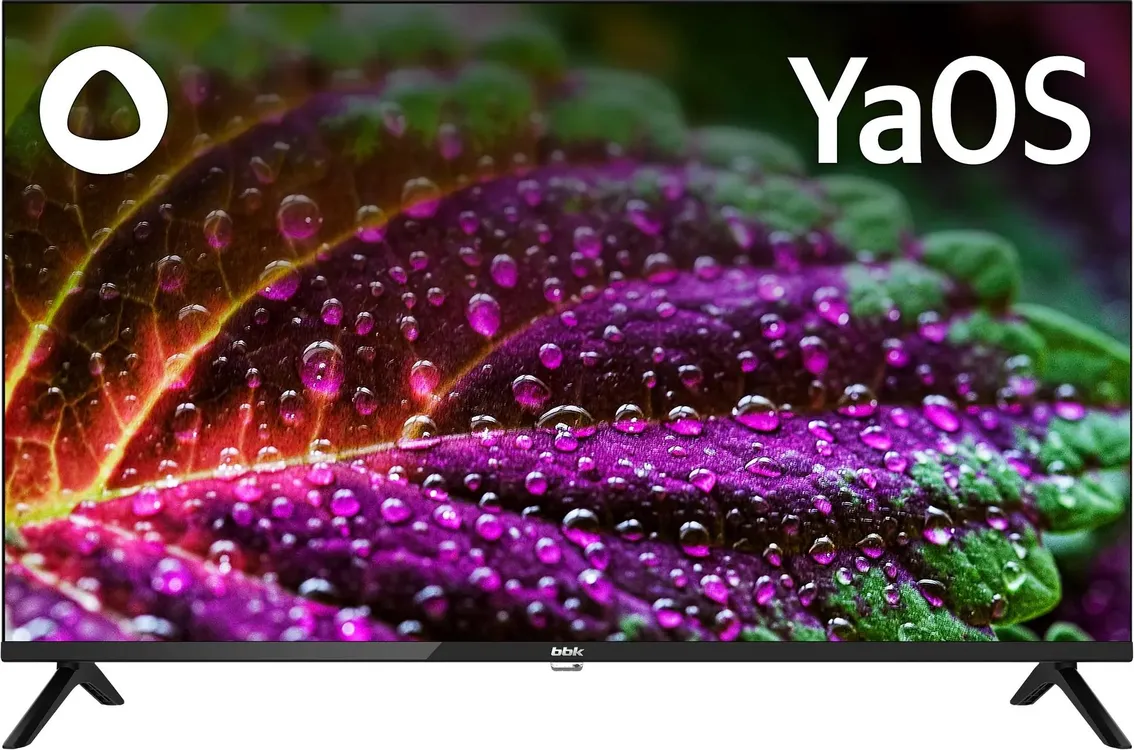 Телевизор BBK 32LEX-7233/TS2C (B), 32", LED HD, 60 Гц, Smart TV (Яндекс ТВ)