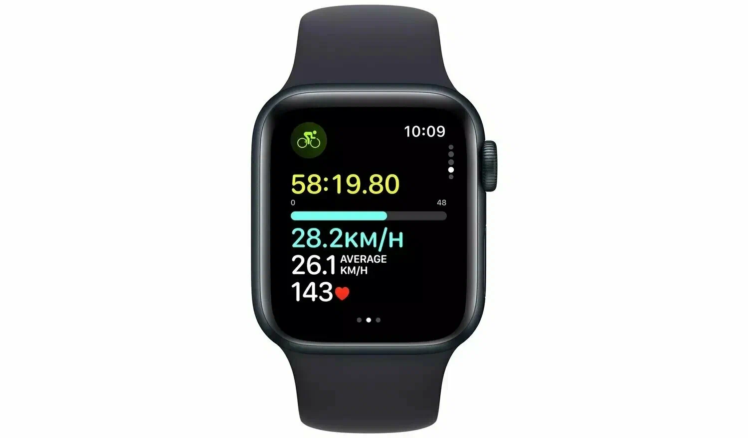 Apple Watch SE 40mm Space Gray Aluminum Case with Black Sport Band Б/У (Нормальное состояние)