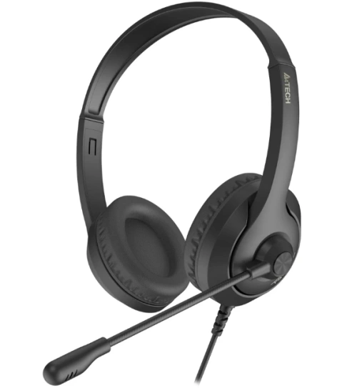 Гарнитура A4Tech Fstyler FH100U, проводная, чёрный