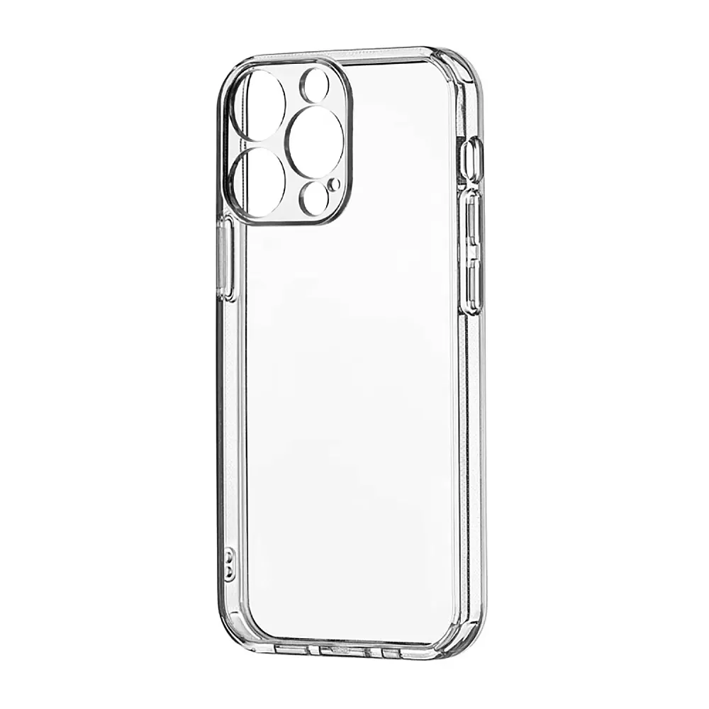 фото Чехол-накладка для iPhone 17 Pro силиконовый с бортами (прозрачный)