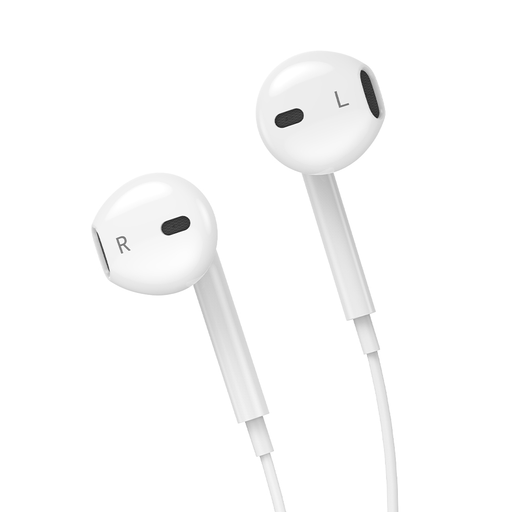 фото Проводная стерео-гарнитура Deppa (44214) Stereo Air Lightning (белый)