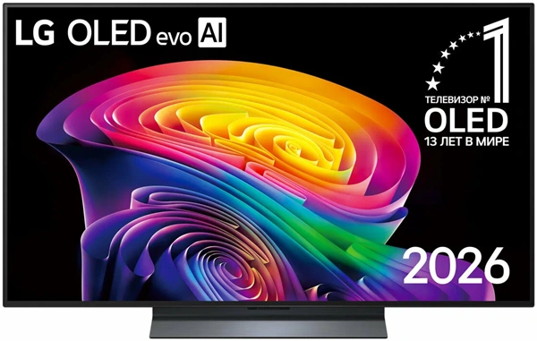 Телевизор LG OLED48C6RLA, 48", OLED 4K UHD, 120 Гц, Smart TV (webOS)