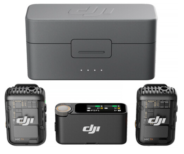 Беспроводной микрофон DJI Mic 2 (2 TX+1 RX+Charging Case) (Black)