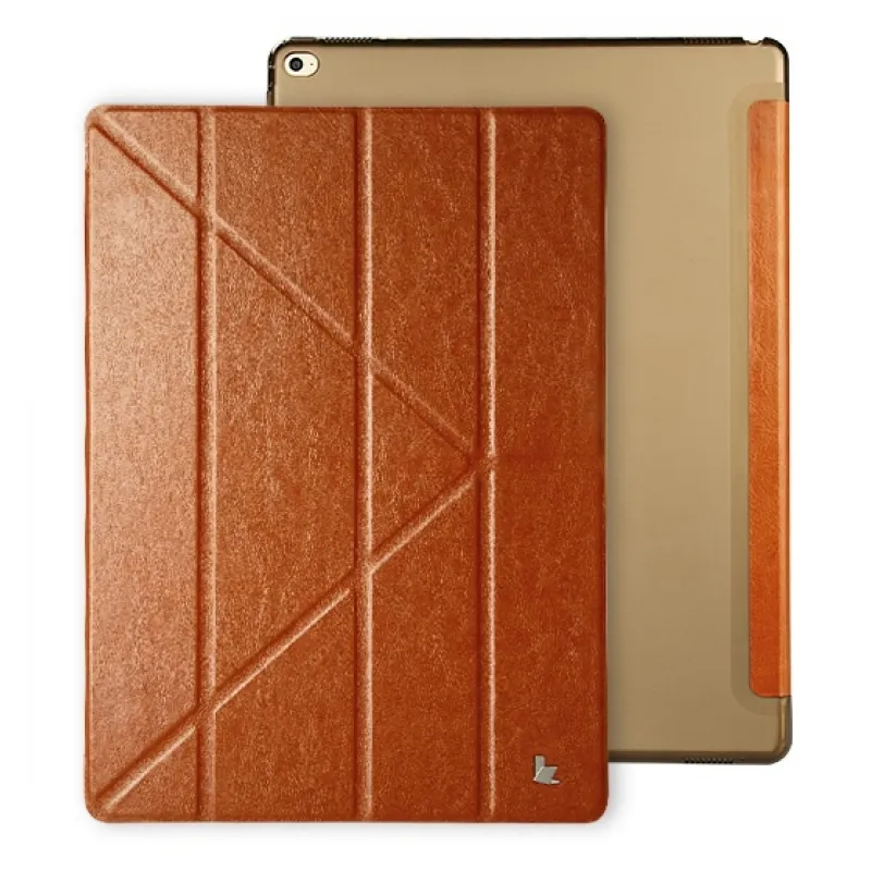 фото Чехол-книжка Jisoncase PU Leather JS-PRO-10R20 для Apple iPad Pro 12.9 (искусственная кожа с подставкой) (Brown)