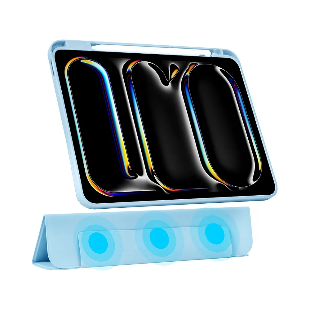фото Чехол-книжка WIWU Defender Protective для Apple iPad 10 (2022)/iPad 11 (2025), с подставкой и отделением под стилус (JD-105) (синий)