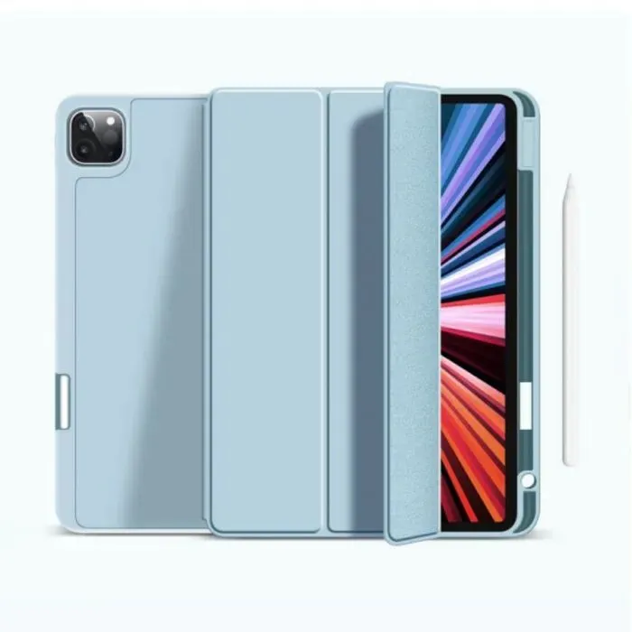 Чехол-книжка WIWU Protective Case для Apple iPad Pro 11 2024 с подставкой и отделением под стилус голубой 2200₽