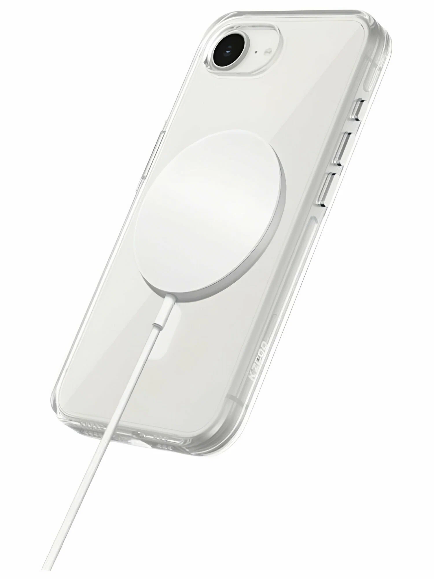 фото Чехол-накладка Kzdoo Iceguard Magsafe для iPhone 16e пластиковый (прозрачный)
