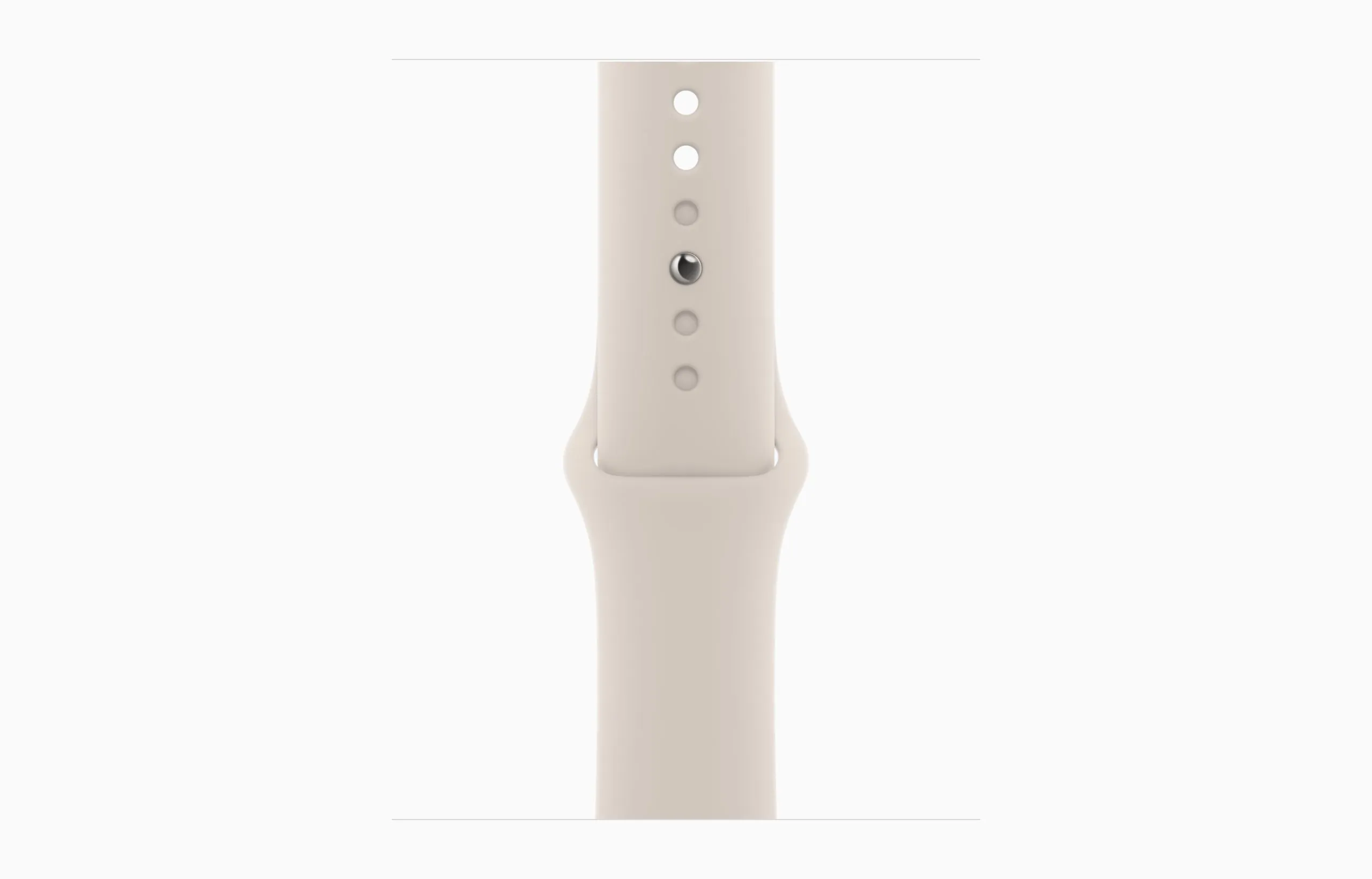 Apple Watch SE Gen 2 40mm (GPS) Starlight Aluminum Case with Starlight Sport Band (S/M) (MNT33/MR9U3) — фото 12