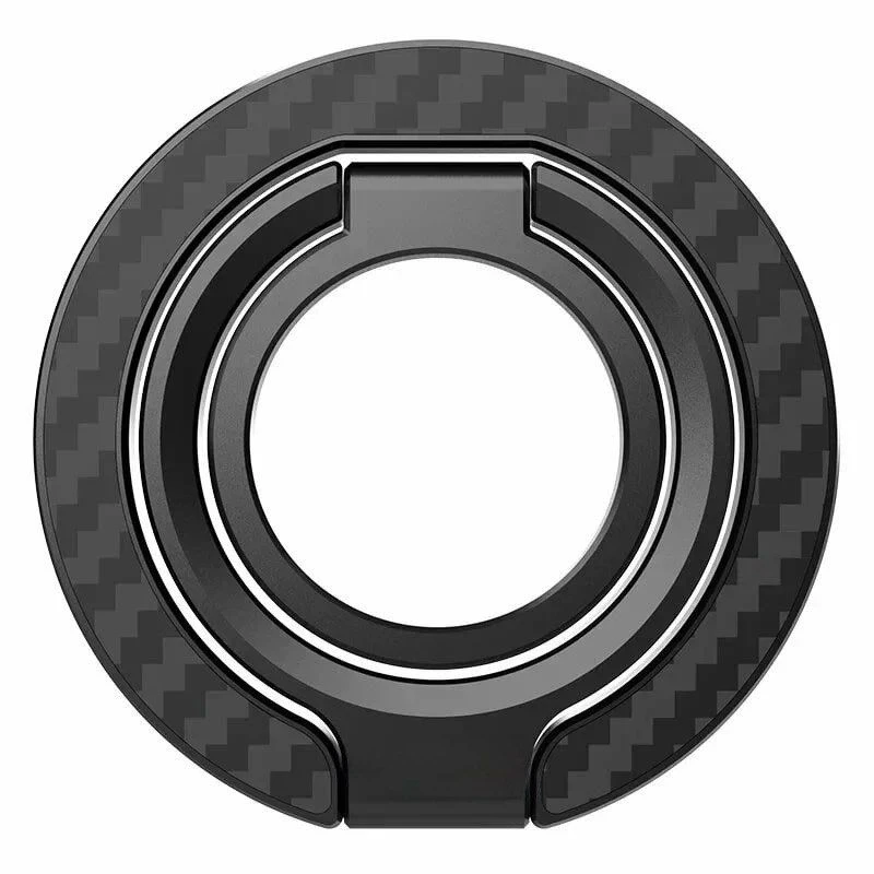 фото Магнитное кольцо-держатель Mobealo (черно-серый)