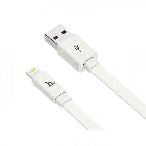 фото Кабель Hoco X5 (USB) Bamboo Charging Lightning 100 см (белый)