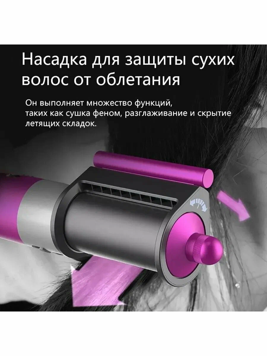 Стайлер Xiaomi SenCiciMen X9 (4 насадки) EU (Розовое золото)