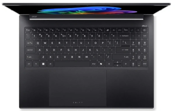 Ноутбук Acer Swift Go 16 SFG16-74-568D (16" WUXGA OLED, Intel Core Ultra 5 226V, 16Gb, 1Tb SSD, noOS) (Черный) — фото 3