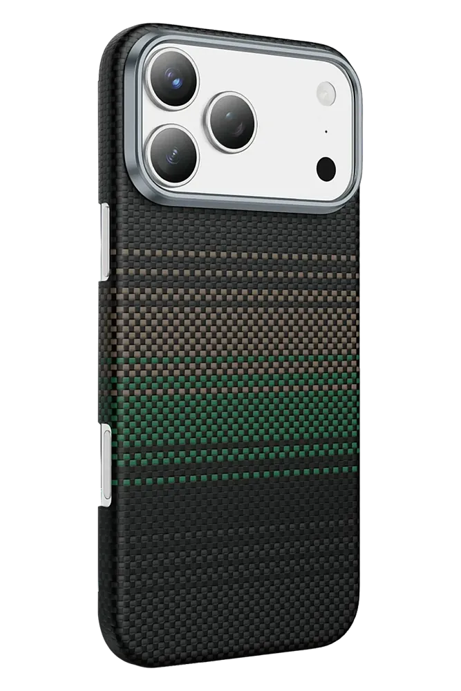 фото Чехол-накладка Keephone Kevlar MagSafe для Apple iPhone 17 Pro кевлар (арамид) Aurora