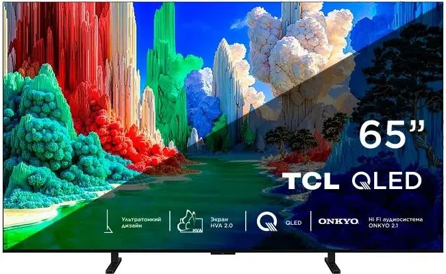 Телевизор TCL 65A400, 65", LED 4K UHD, 144 Гц, Smart TV (Google TV)