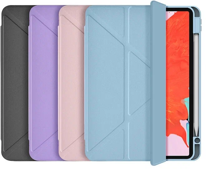фото Чехол-книжка WIWU Defender Protective Case для Apple iPad Pro 11 (2024) (полиуретан с подставкой) (фиолетовый)