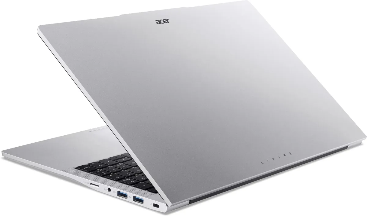 Ноутбук Acer Aspire Lite 15 (15.6" IPS, Intel Core i7-13620H, 16Gb, 512Gb SSD, Intel Iris Xe, DOS) (Серебристый) — фото 2