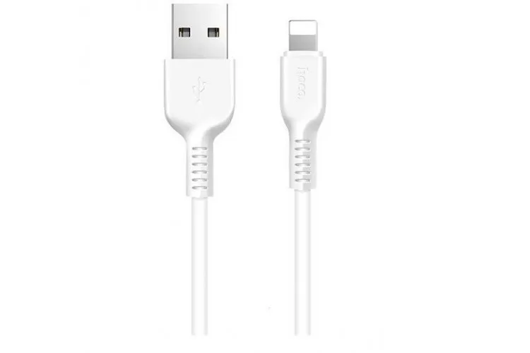 Кабель Hoco (X20) Flash Lightning Charging  100 см белый