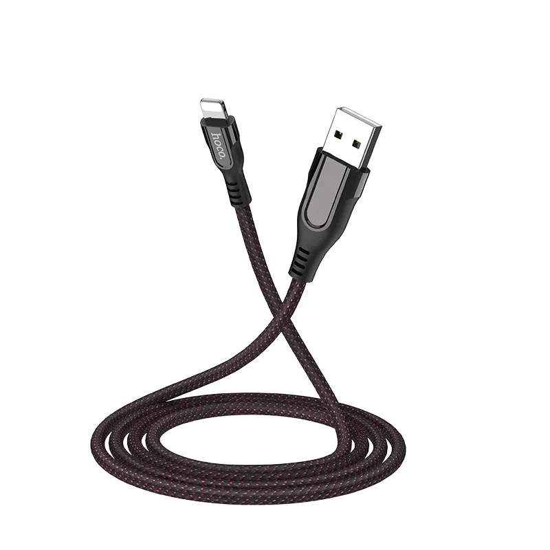 фото Кабель USB Hoco U54 Advantage Lightning Fast Charge 2.4A черный