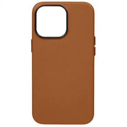 фото Чехол-накладка Kzdoo Mag Noble Collection MagSafe Series для Apple iPhone 14 Pro искусcтвенная кожа (коричневый)