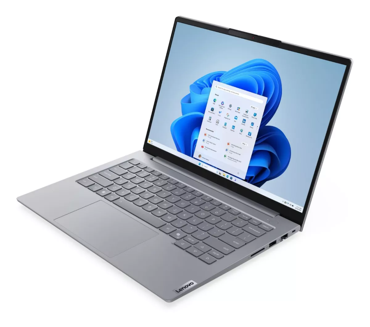 Ноутбук LENOVO ThinkBook 16 G8 IRL (IPS, WUXGA, Core 7 240H, 16Gb, 512Gb SSD, VGA int, FP, noOS) (Серый) — фото 11
