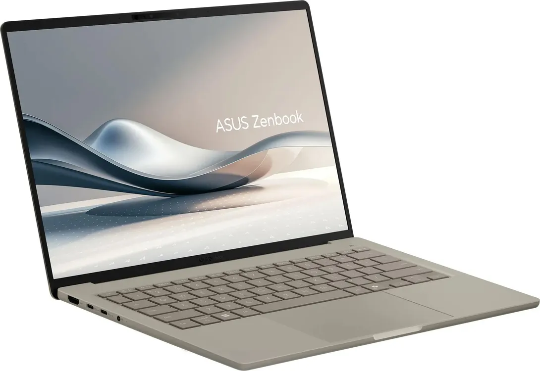 Ноутбук ASUS Zenbook 14 UX3407NA-QD100W (14" OLED, Qualcomm Snapdragon X2 Elite, 32Gb, 1Tb SSD, Windows 11 Home) (Бежевый) — фото 5